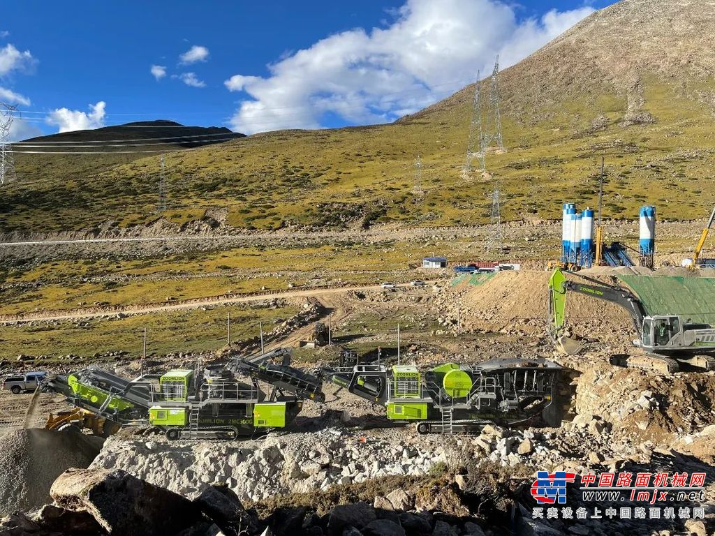 挺进高原丨中联重科移动破开创高海拔施工先河，机械化施工彰显硬核实力
